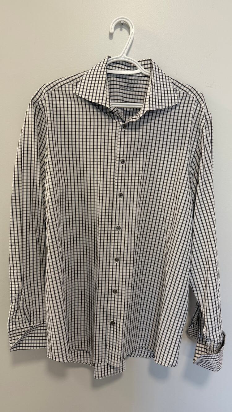 Van Laack Mens Designer European Business Dress Shirt In Size 43cm